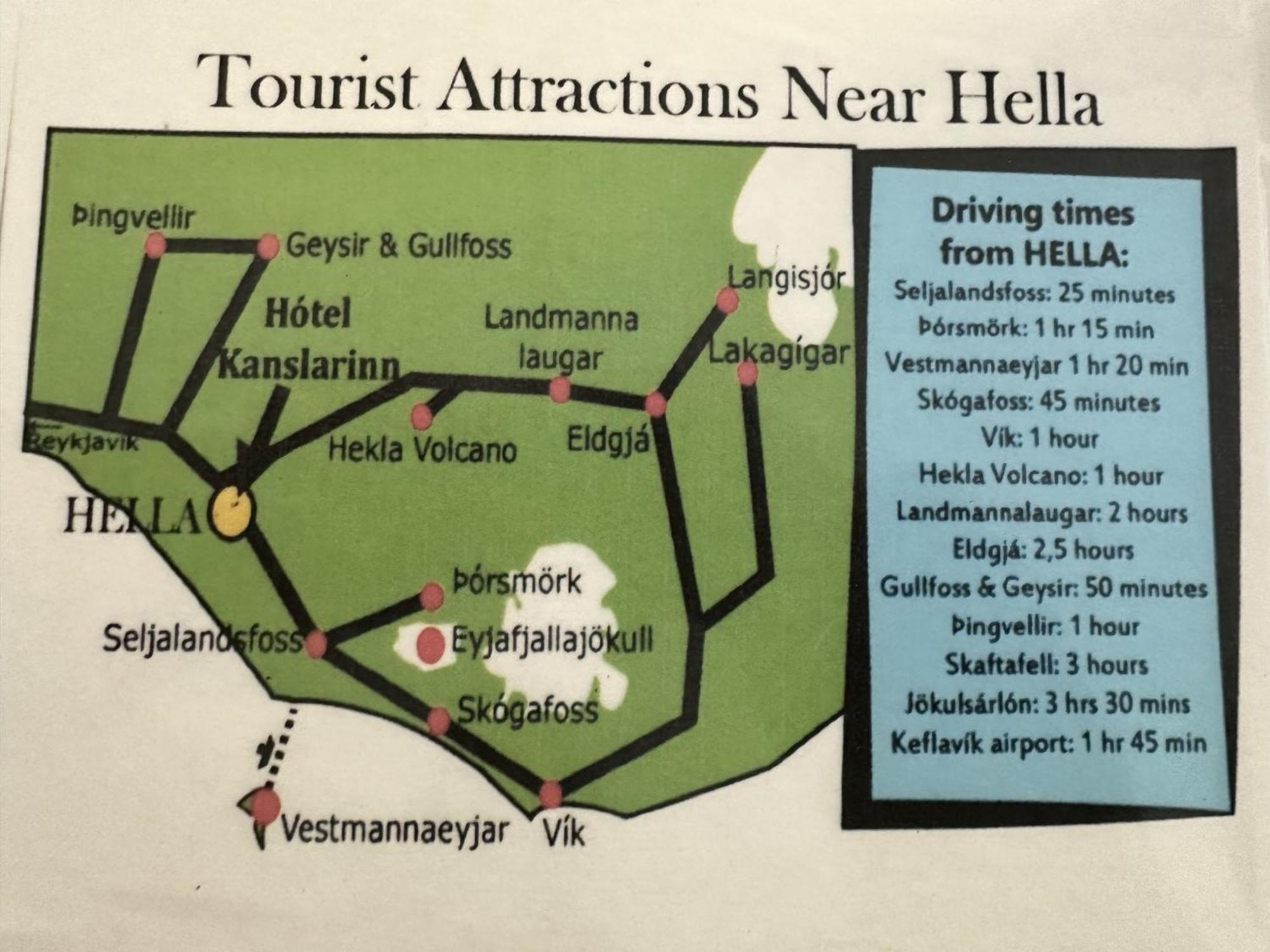 Hotel Kanslarinn Hella Luaran gambar